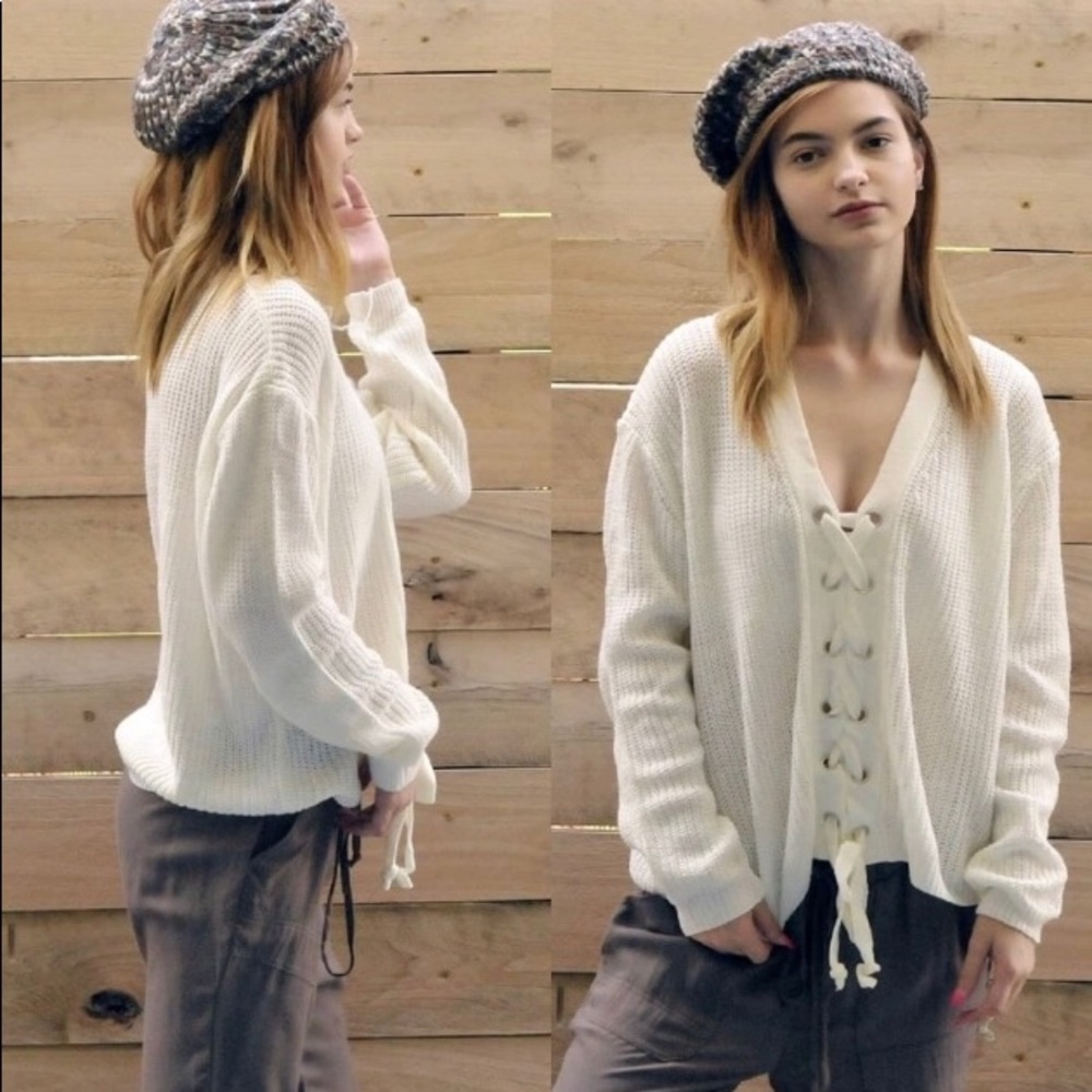 Ivory sweater - Picture 5 of 7